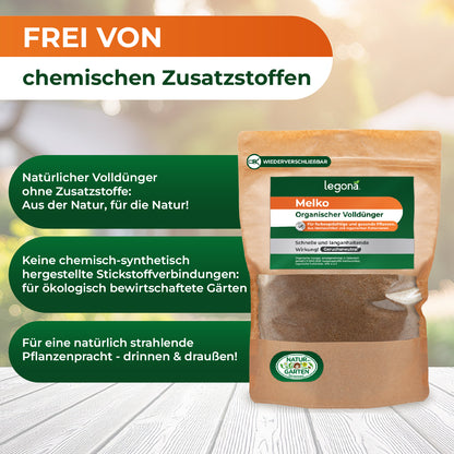 Melko - Organischer Mehlwurmkotdünger für Garten & Pflanzen